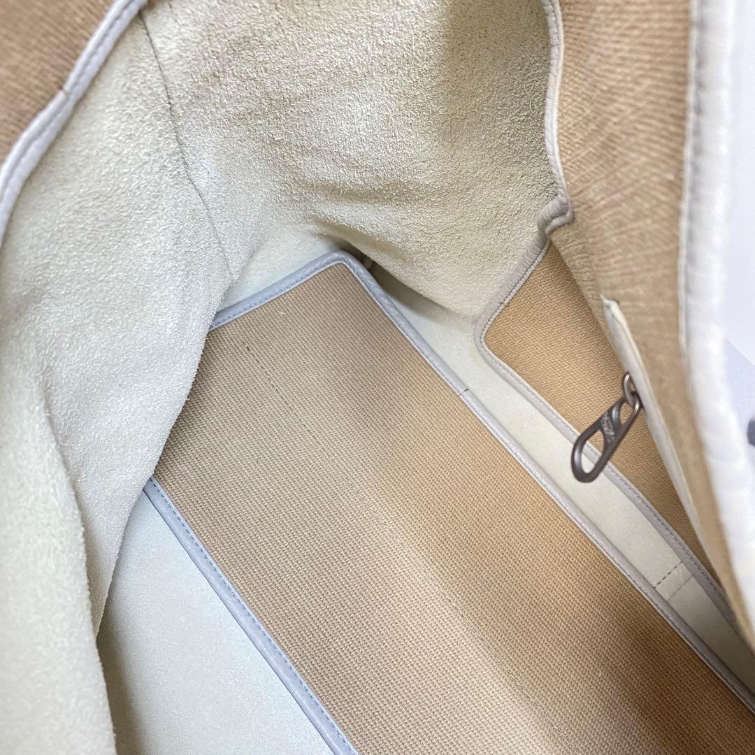 【美品】ボッテガヴェネタ トートバッグ グレー イントレチャート レザー