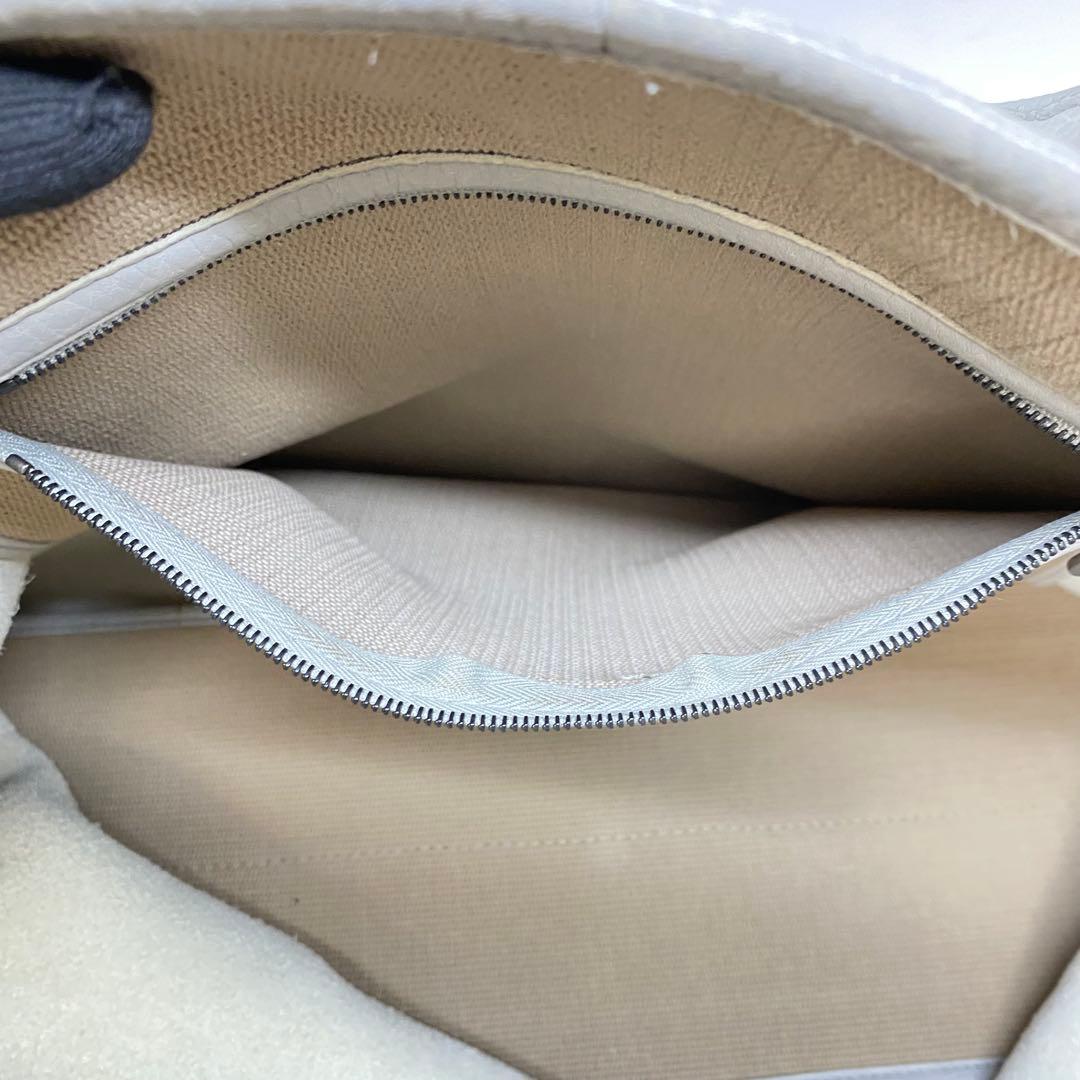 【美品】ボッテガヴェネタ トートバッグ グレー イントレチャート レザー