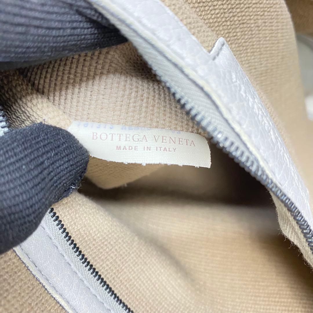 【美品】ボッテガヴェネタ トートバッグ グレー イントレチャート レザー