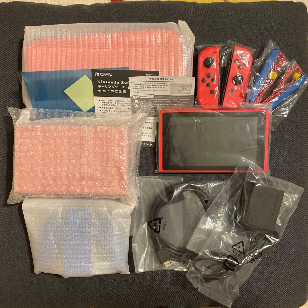 Nintendo Switch マリオレッド×ブルー 本体 初期化済み 1箱