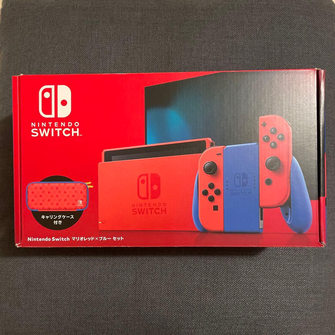 Nintendo Switch マリオレッド×ブルー 本体 初期化済み 1箱