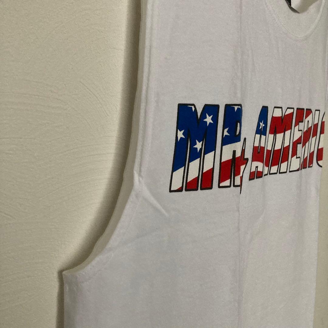 【USA製　2002年】ハルク ホーガン Mr.America ノースリーブ