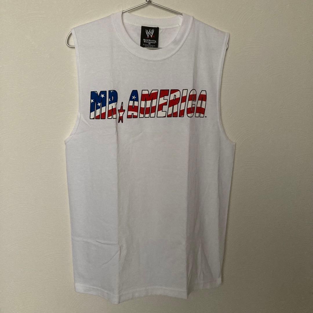 【USA製　2002年】ハルク ホーガン Mr.America ノースリーブ