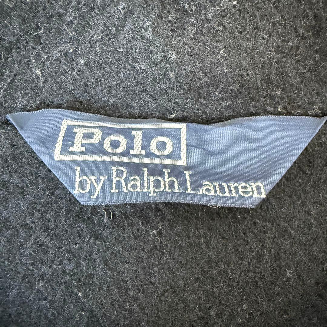 【三角タグ✨90s】ポロバイラルフローレン ウール ダッフルコート マキシ丈 M