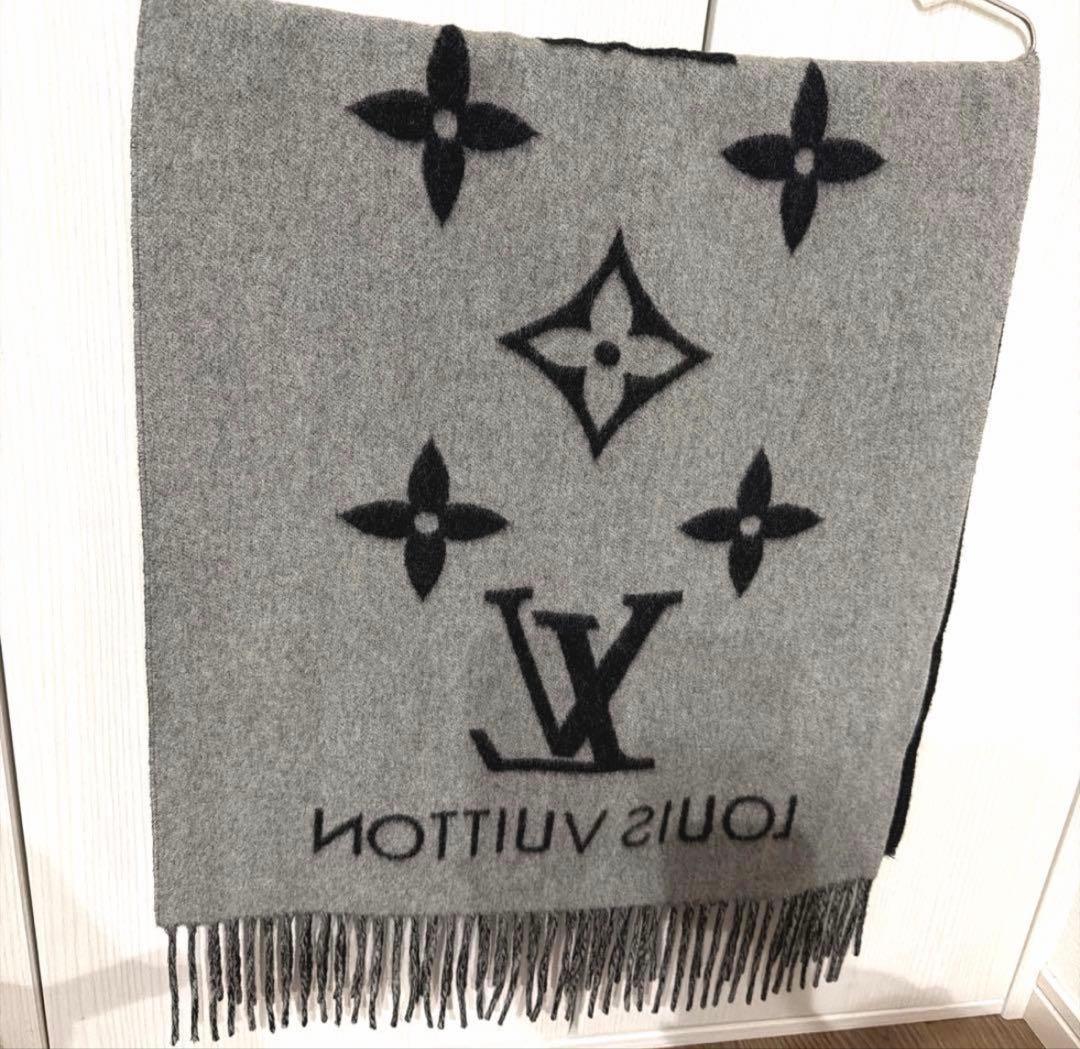 ルイヴィトン　カシミヤ100%マフラー