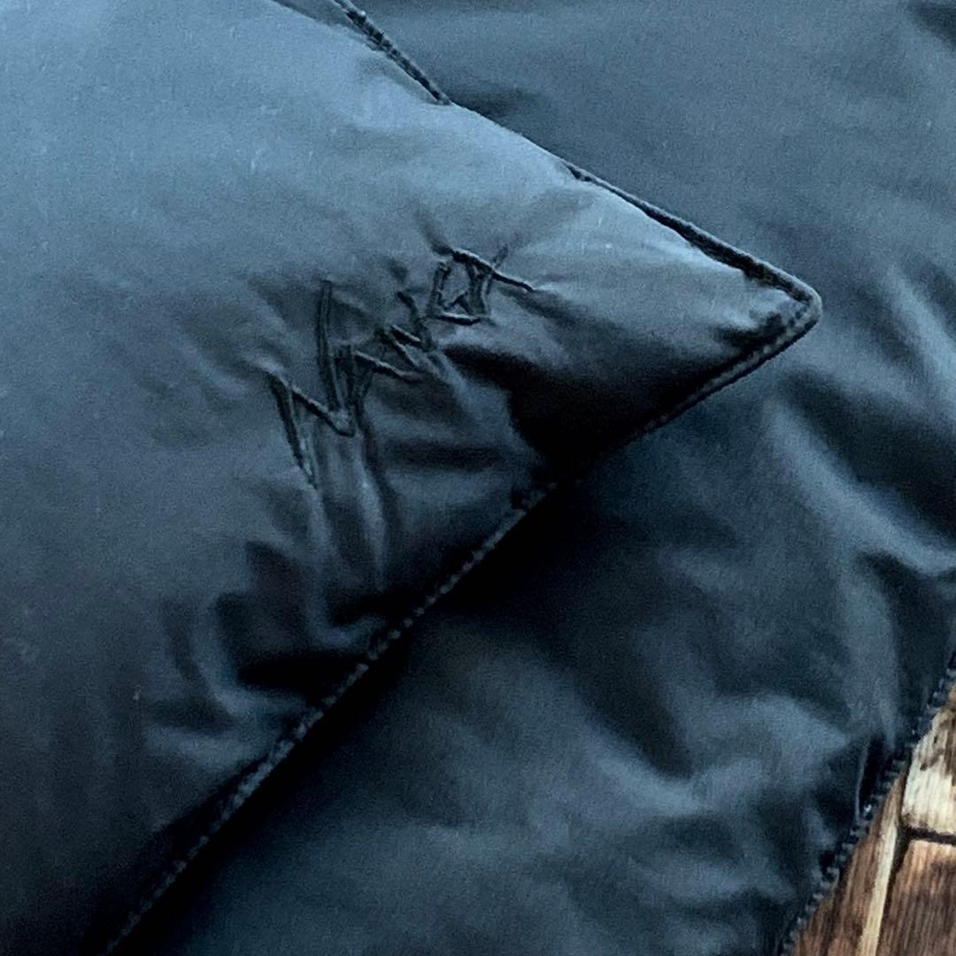 ☆★美品 NANGA ブラック ダウンポンチョ　ショール マフラー★☆