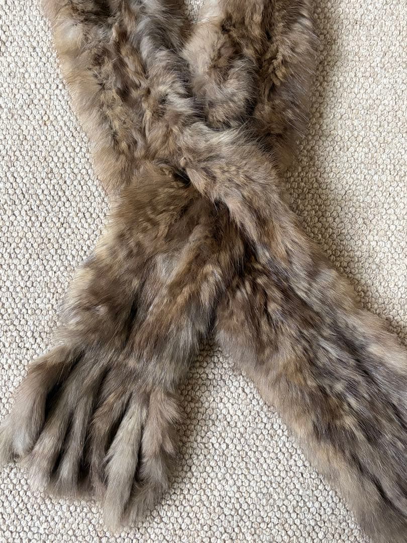 定価10万 極美品 ロシアンセーブル ファー マフラー ストール