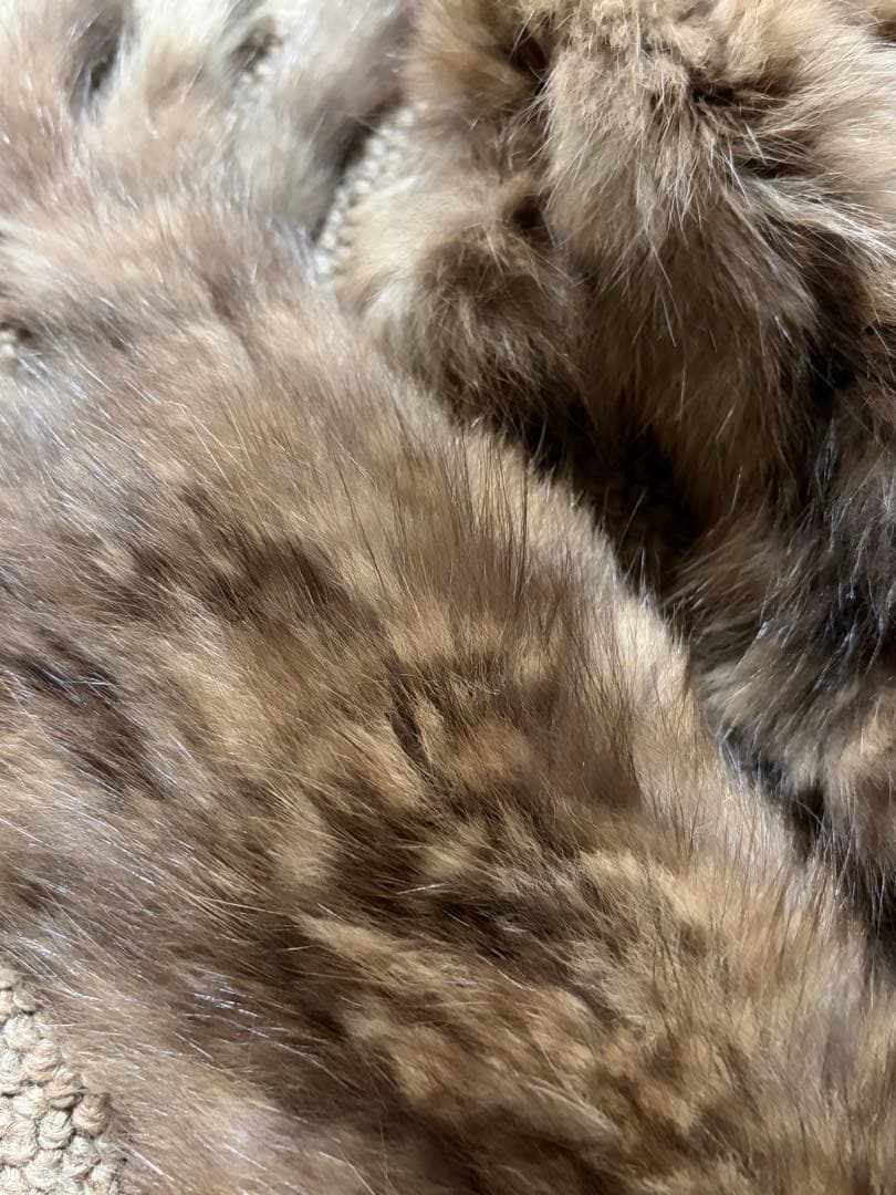 定価10万 極美品 ロシアンセーブル ファー マフラー ストール