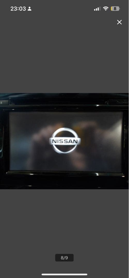 中古 日産 エクストレイル NT32 純正 QY-7391メモリーナビ