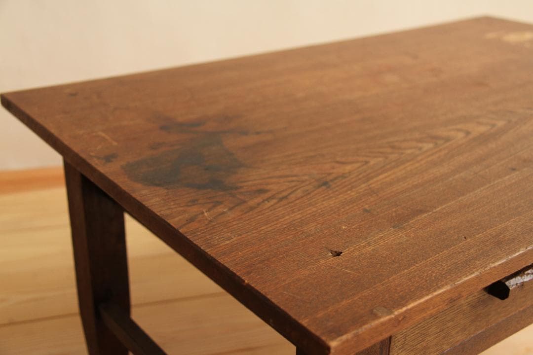 文机　机　木製　アンティーク