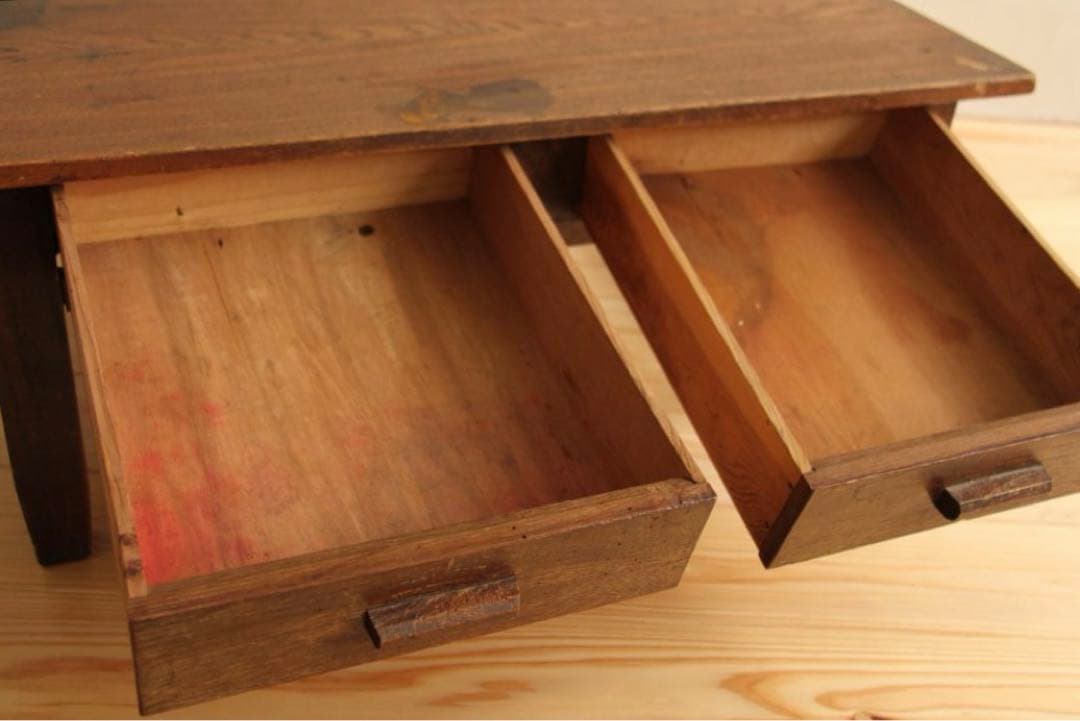 文机　机　木製　アンティーク