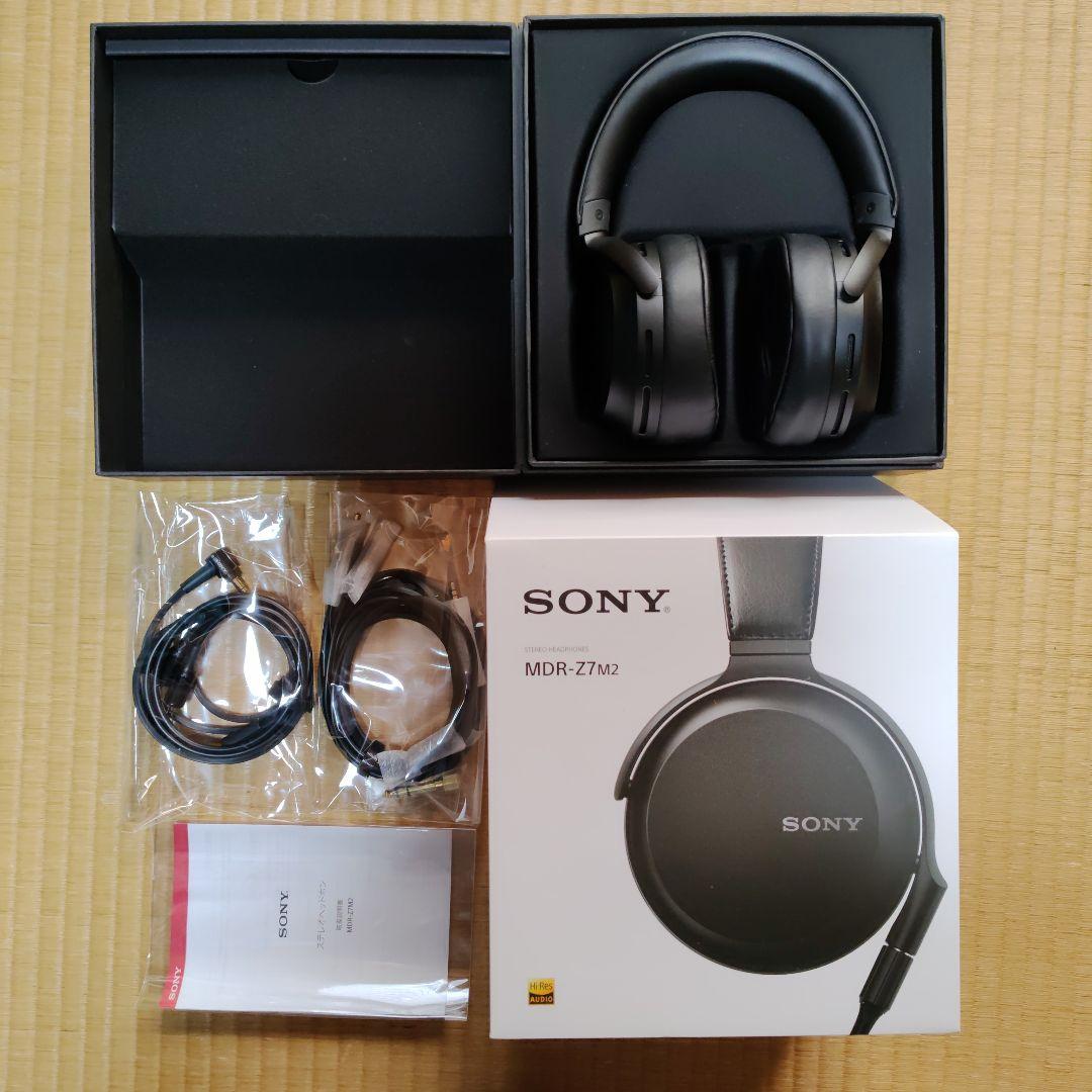SONY製 MDR-Z7M2 SONY製MUC-B20SB2キンバーケーブル付き