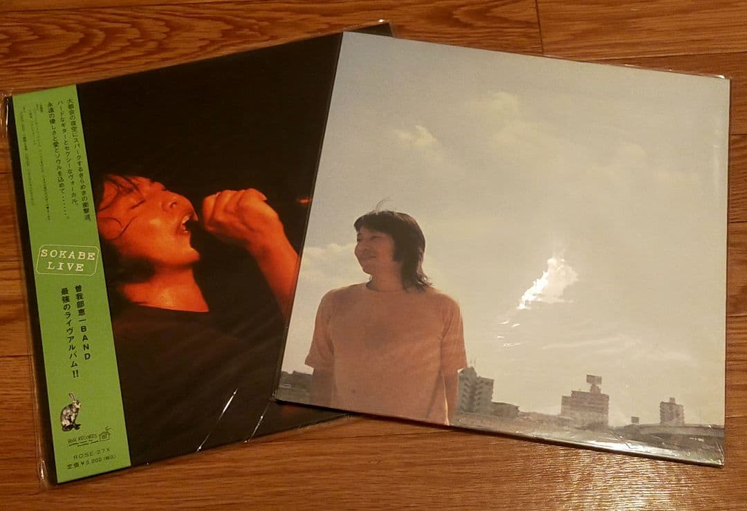 未使用★曽我部恵一★ソカベ LIVE＆Strawberry★レコード２枚セット