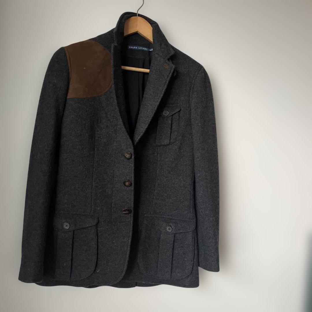 RALPHLAUREN✨ウール100% テーラードジャケット　スタンドカラー