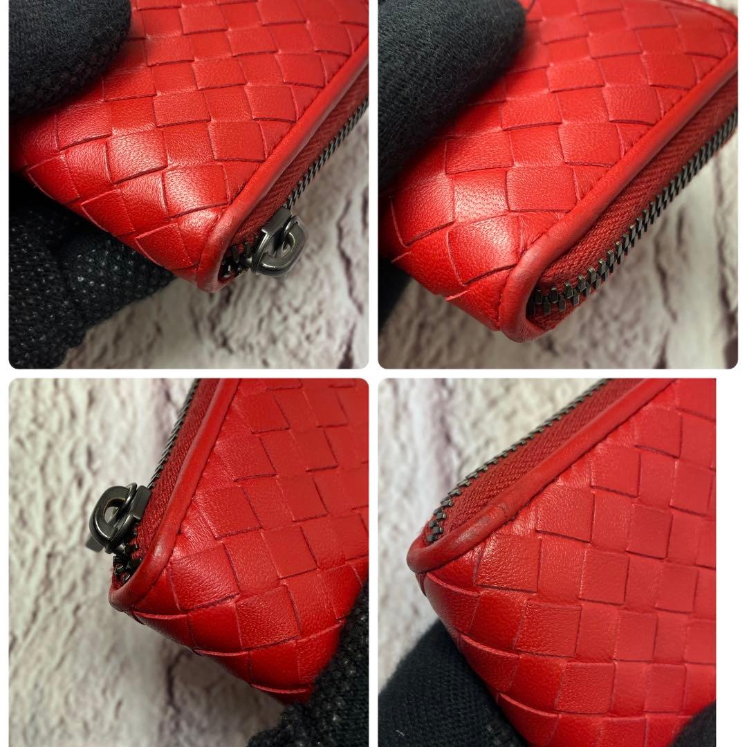 ボッテガヴェネタ イントレチャート ラウンドジップ ケース カードケース