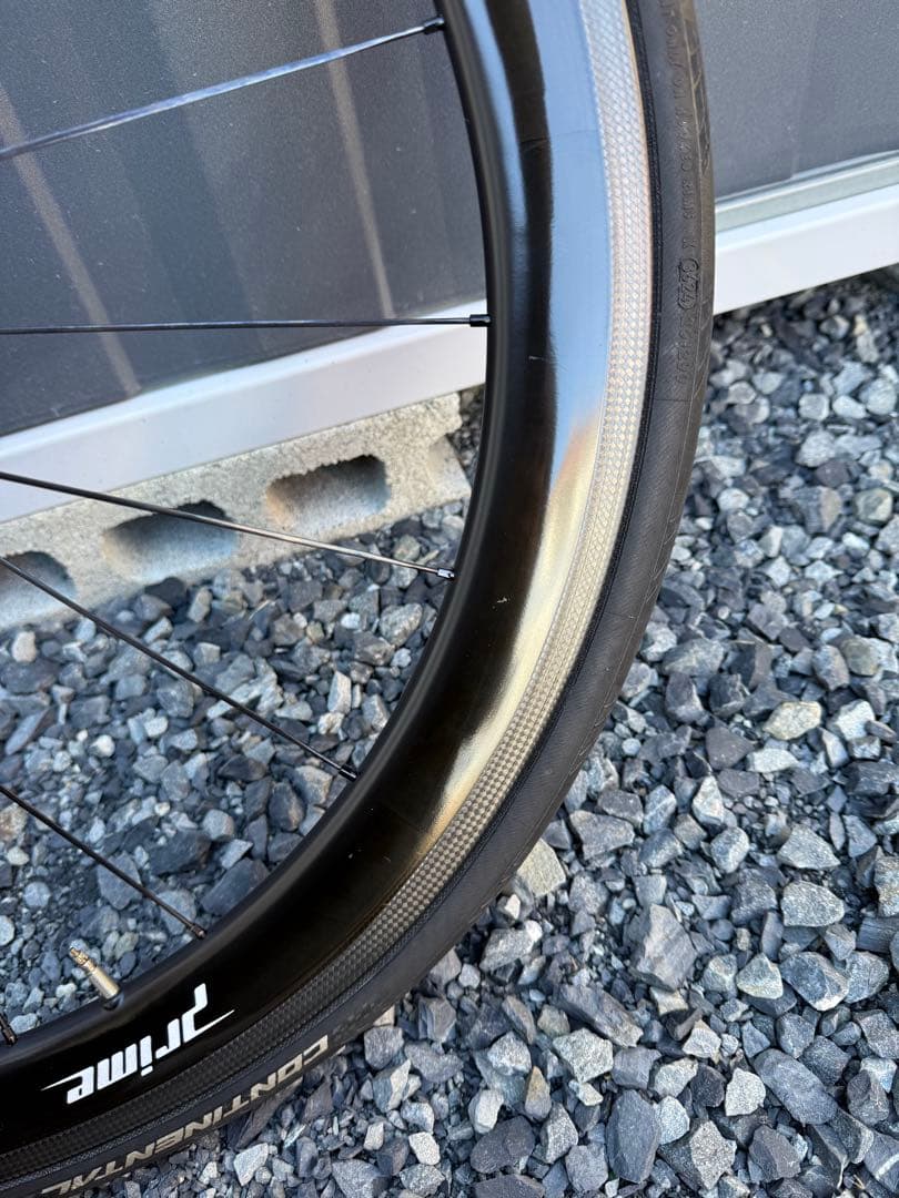 prime ブラックエディション　50ミリハイト　リムブレーキ前後