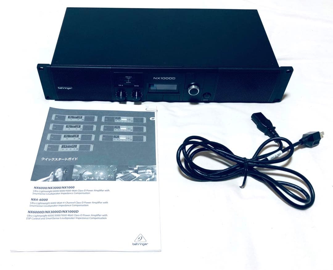 Berlinger nx1000d パワーアンプ ベリンガー 動作良好