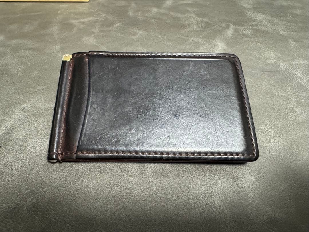 SHELL CORDOVAN 2 (シェルコードバン2)コンパクトマネークリップ