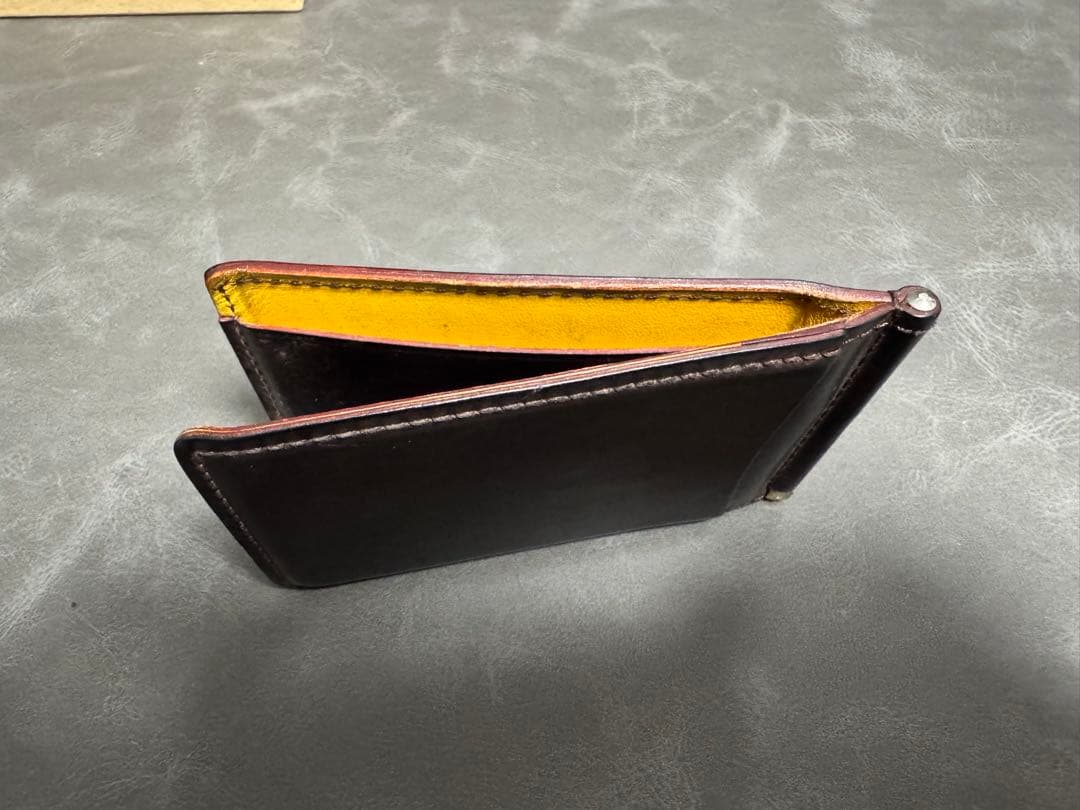 SHELL CORDOVAN 2 (シェルコードバン2)コンパクトマネークリップ