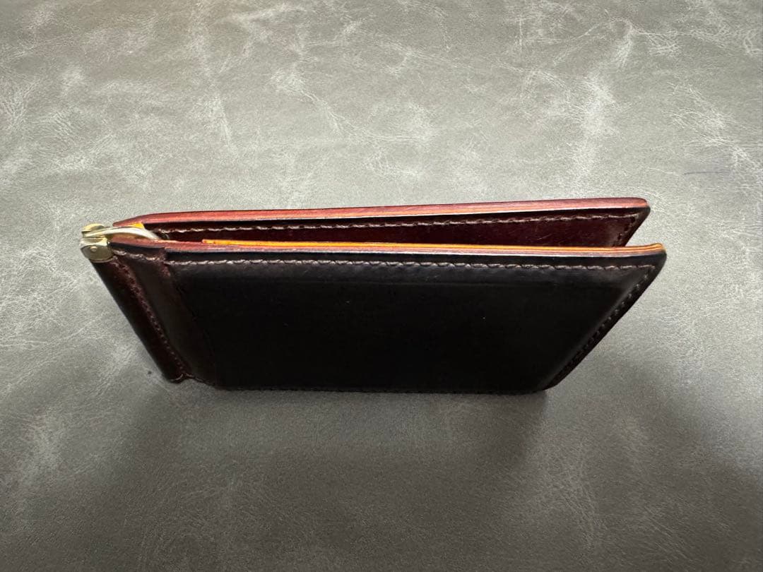 SHELL CORDOVAN 2 (シェルコードバン2)コンパクトマネークリップ