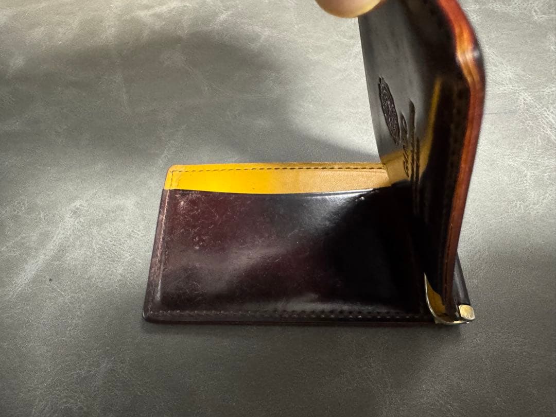 SHELL CORDOVAN 2 (シェルコードバン2)コンパクトマネークリップ