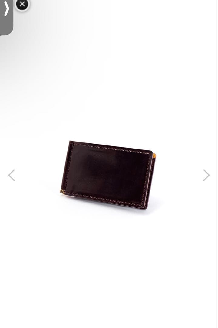 SHELL CORDOVAN 2 (シェルコードバン2)コンパクトマネークリップ