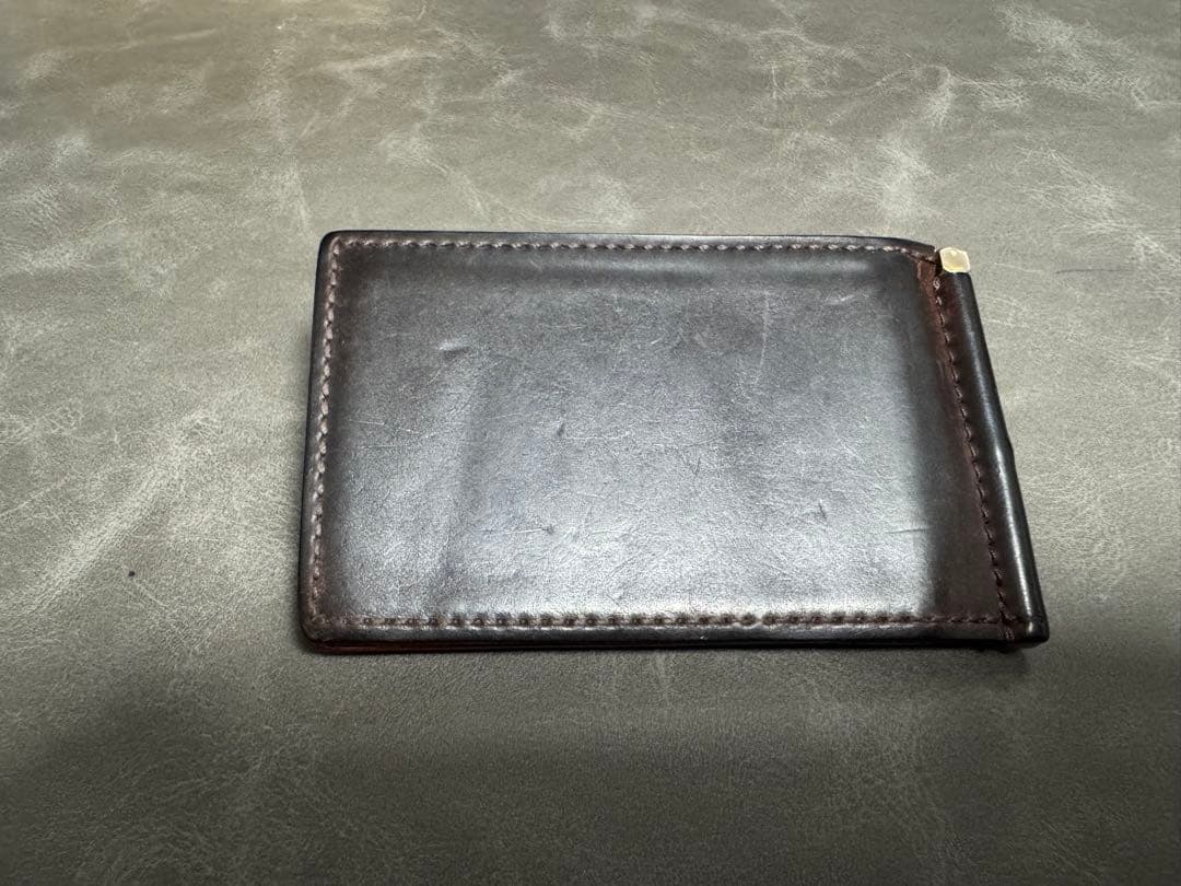 SHELL CORDOVAN 2 (シェルコードバン2)コンパクトマネークリップ