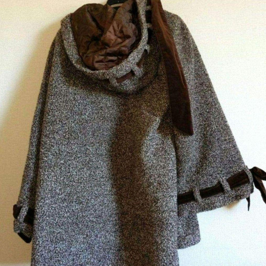 ピンクハウス プードルボアコート ブラウン