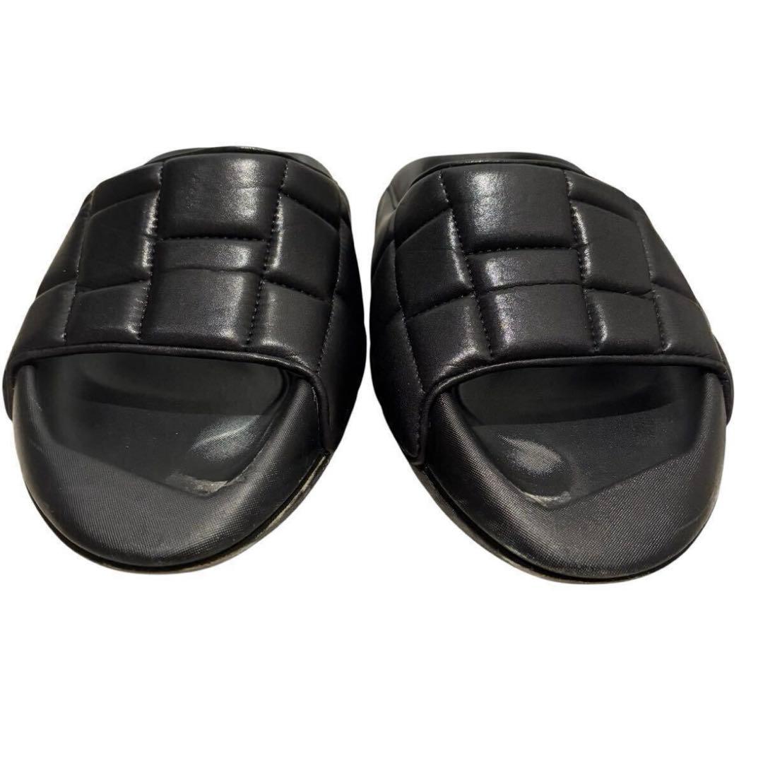 BALMAIN B-ITquilted slidessandals 登坂広臣着用