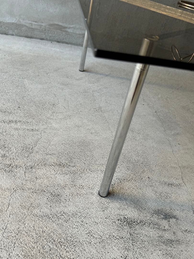 【あーき】X-base Smoked Glass Table