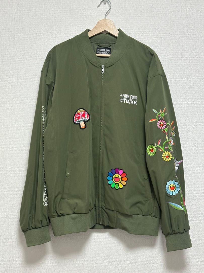 村上隆 ルイスハミルトン コラボジャケット Ｌ　カイカイキキ