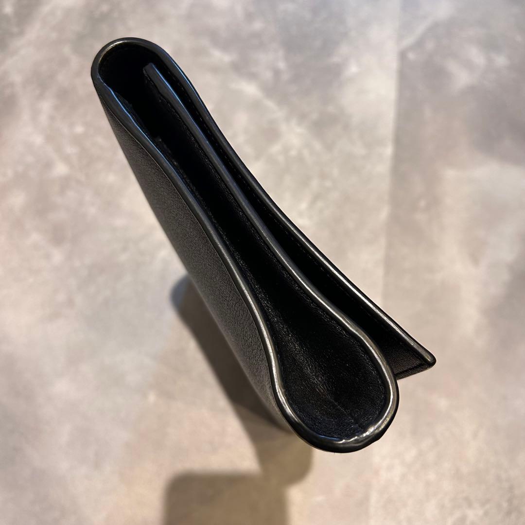 【超美品】イブサンローラン　カサンドラ　クラッチバッグ　ブラック