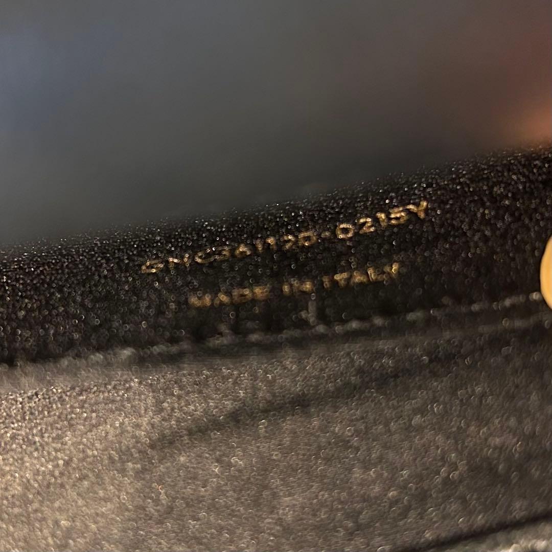 【超美品】イブサンローラン　カサンドラ　クラッチバッグ　ブラック