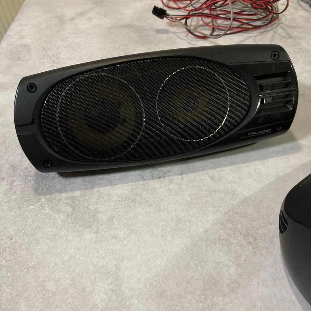 KENWOOD KSC-2020 据置型スピーカー付属品 配線付き 通電確認済