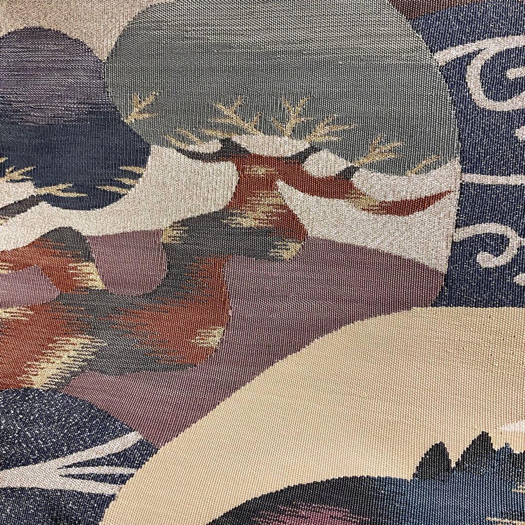 明綴れ　袋帯　　ゆったり締めれるサイズ