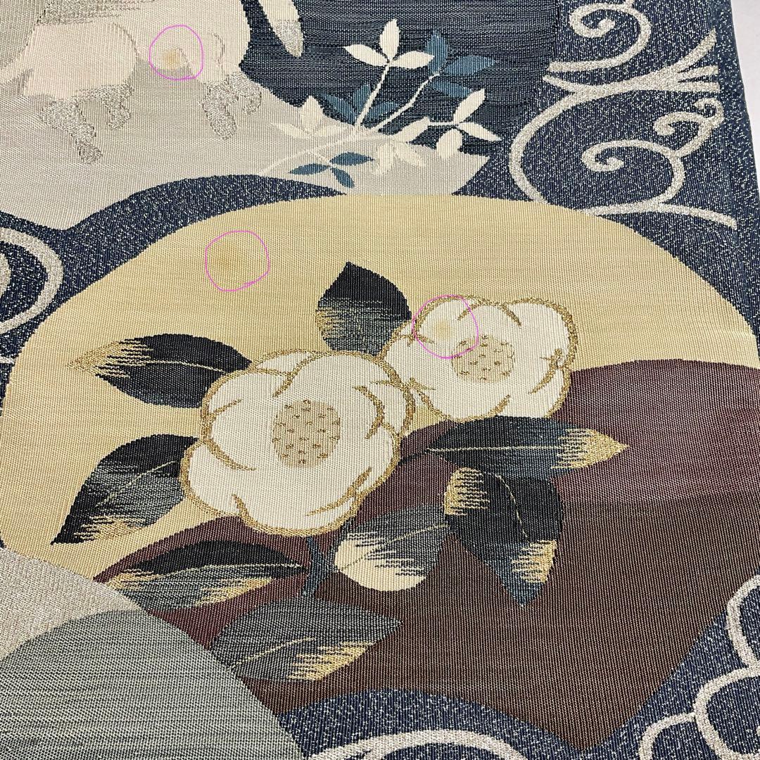 明綴れ　袋帯　　ゆったり締めれるサイズ