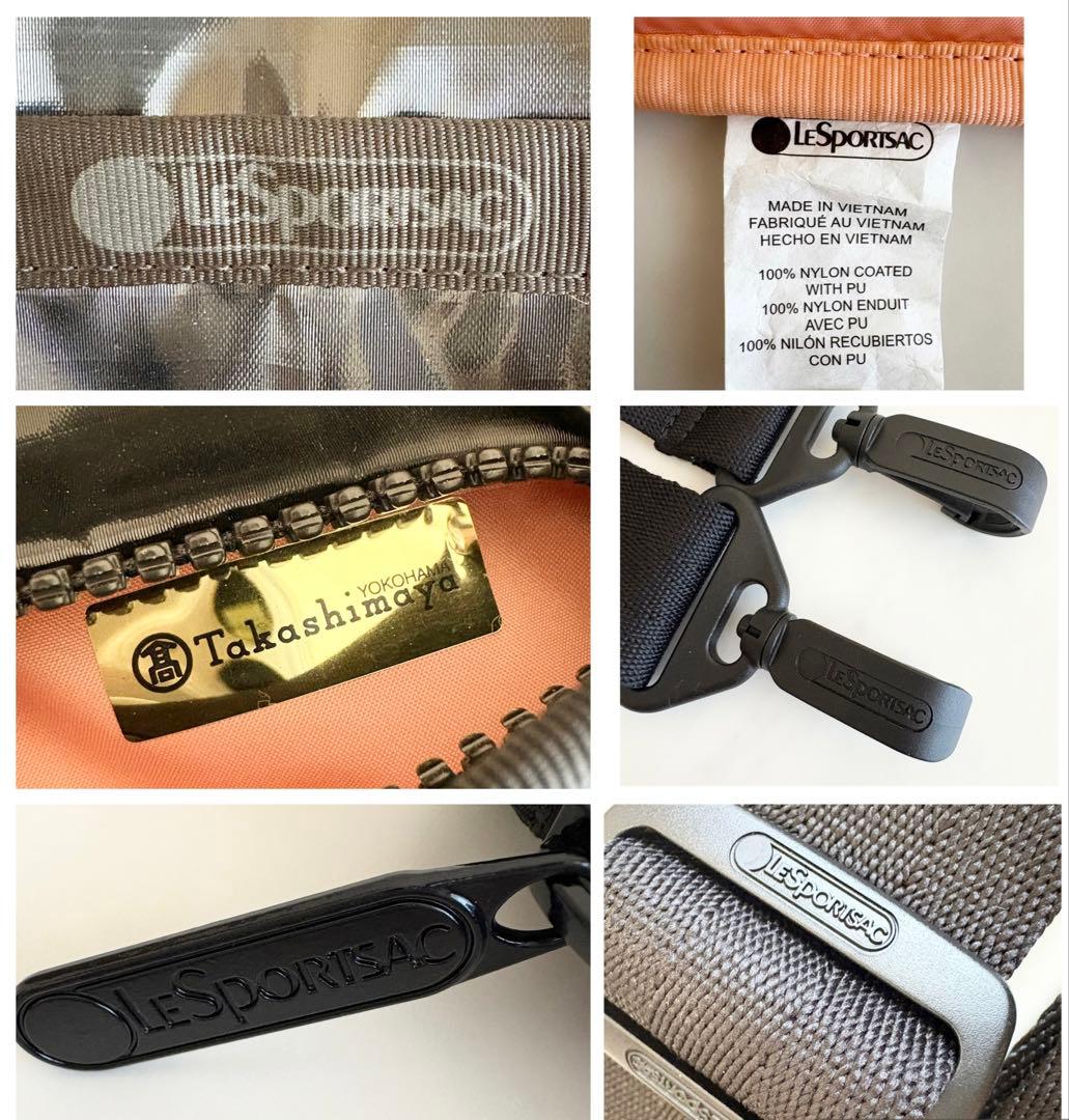 レスポートサック ひとりっぷ モバイル ショルダー バッグ 黒 極美品