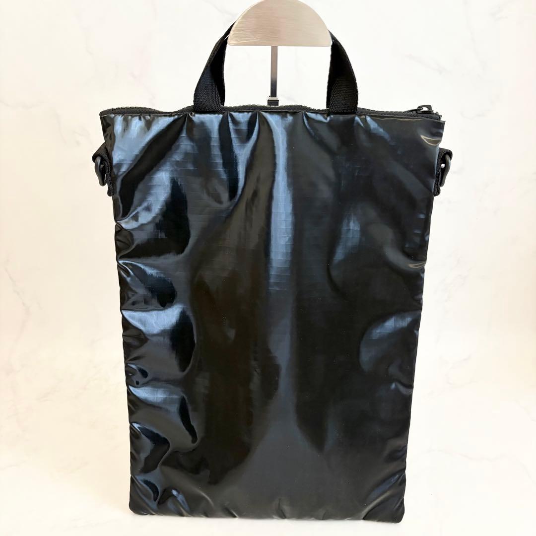 レスポートサック ひとりっぷ モバイル ショルダー バッグ 黒 極美品