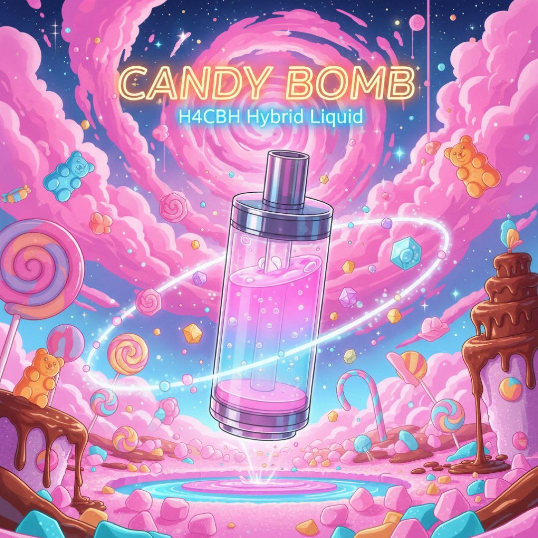 高濃度H4CBH60%リキッド1ml -Candy Bomb-