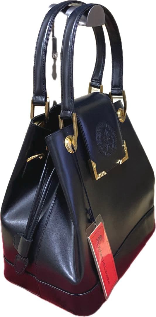 未使用 ロベルタディカメリーノ ワンショルダーバッグ 巾着 レザー 本革 バケツ