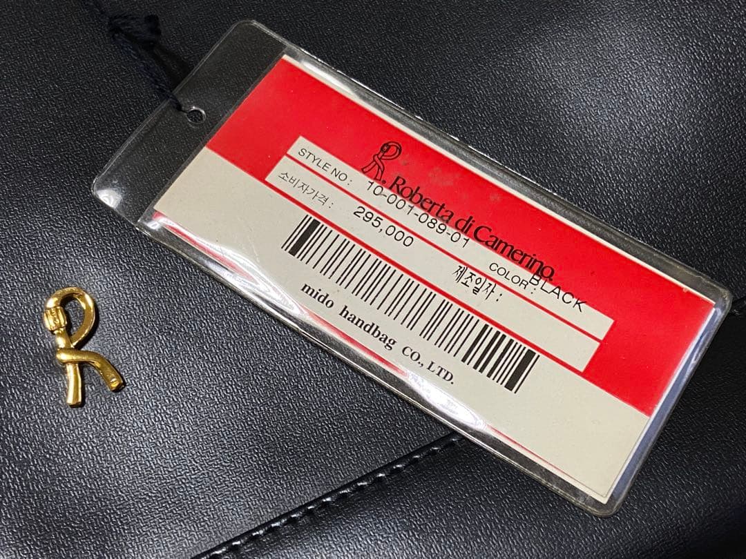 未使用 ロベルタディカメリーノ ワンショルダーバッグ 巾着 レザー 本革 バケツ