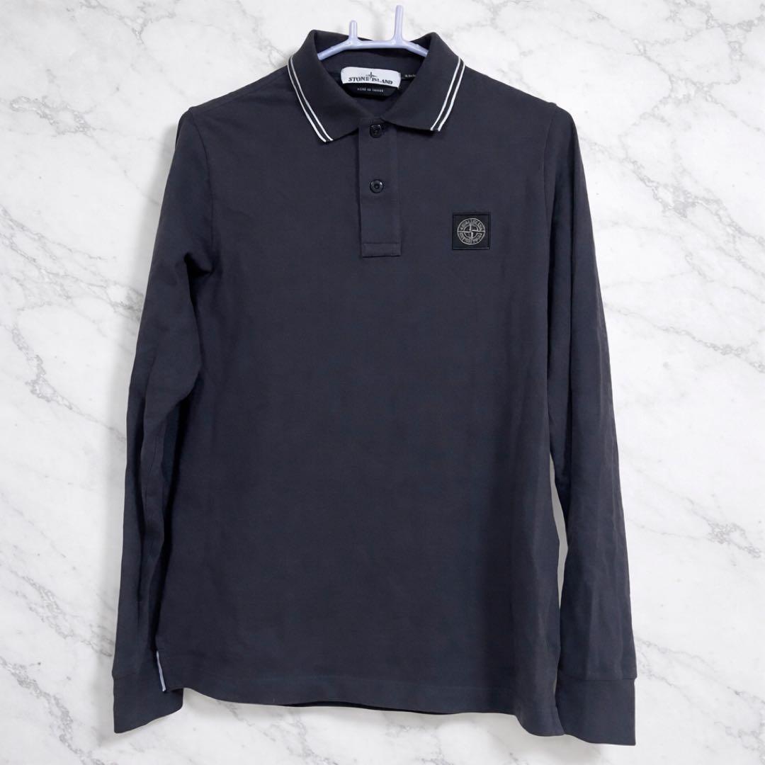 STONE  長袖ポロシャツ S