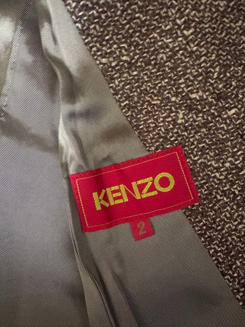 ビンテージ　KENZO ブラウン ロングコート