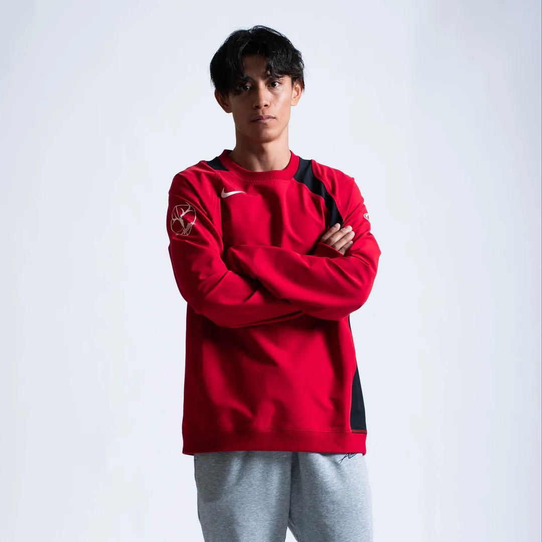【新品】NIKE RPL T90 L/S クルー（ジムレッド）　鹿島アントラーズ