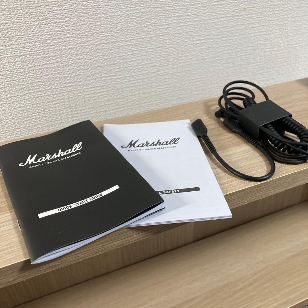 正規品 Marshall Major V ワイヤレスヘッドフォン ブラック