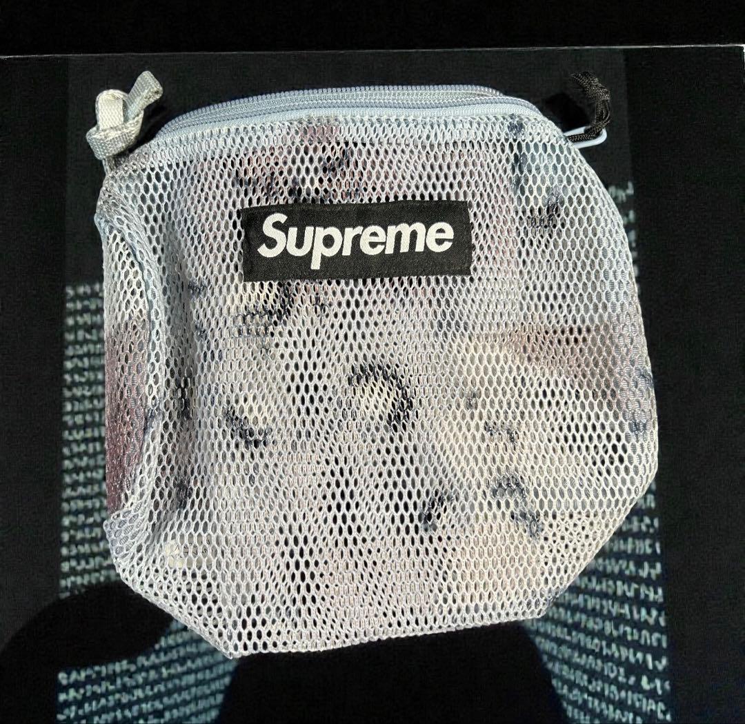Supreme メッシュポーチ 小型 グレー