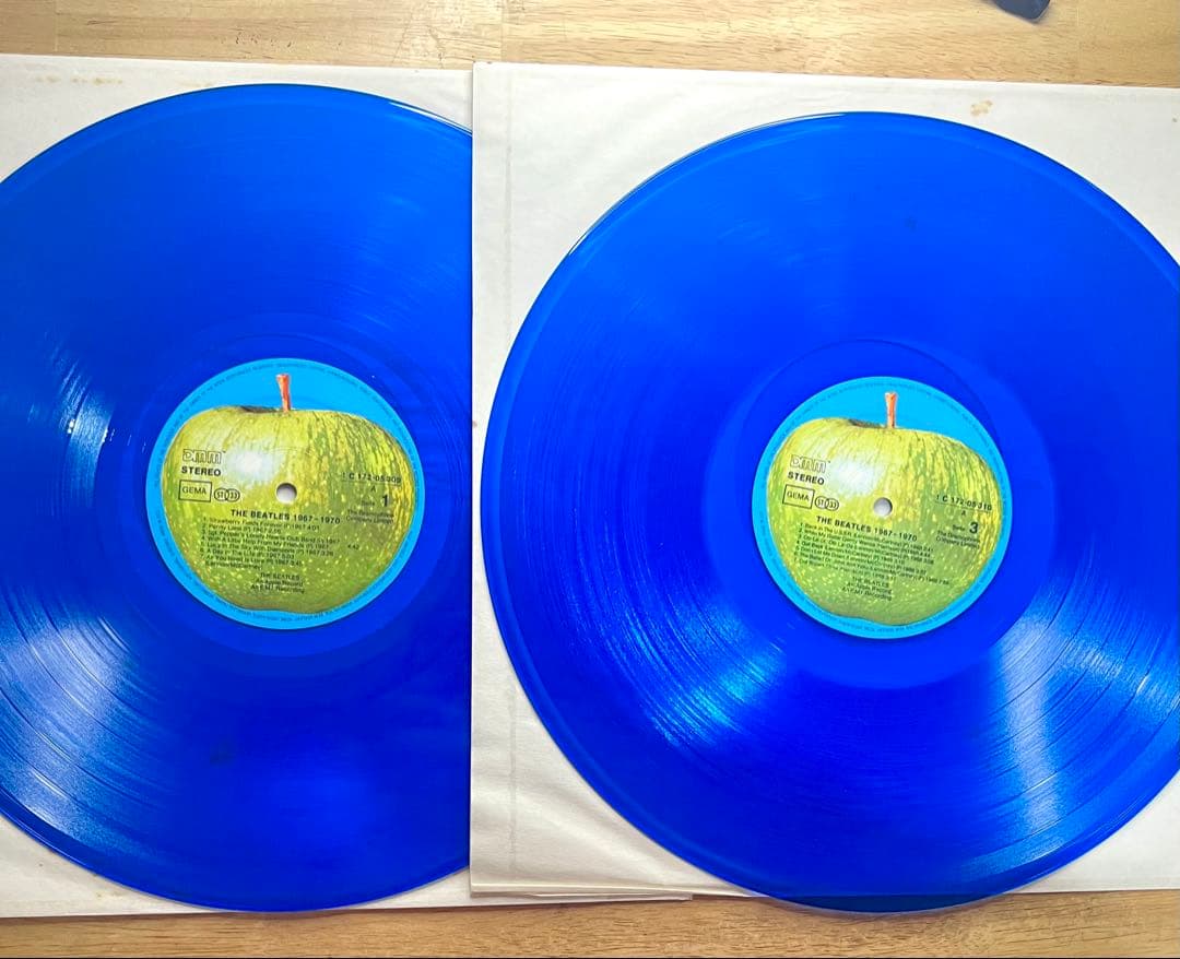 【希少】ビートルズ　1967-1970 ドイツ盤　青盤　青色　まとめ買い推奨