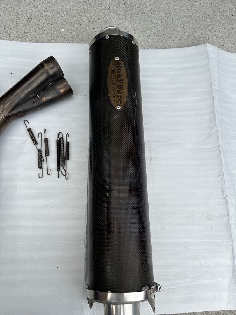 zzr1100D用マフラー　ベビーフェイスエキパイ（サイレンサーはサービス）