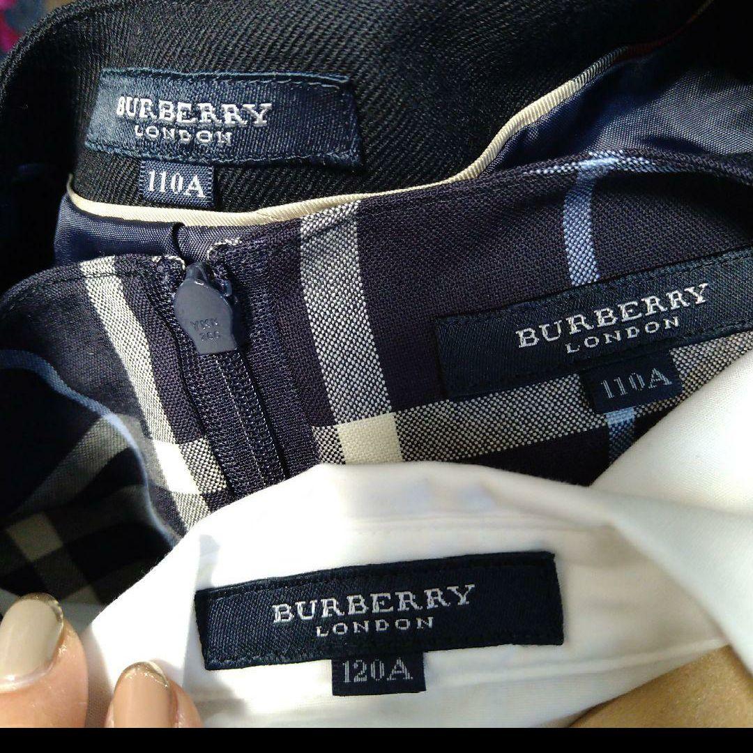 バーバリー 卒園式 入学式 フォーマル 120 110