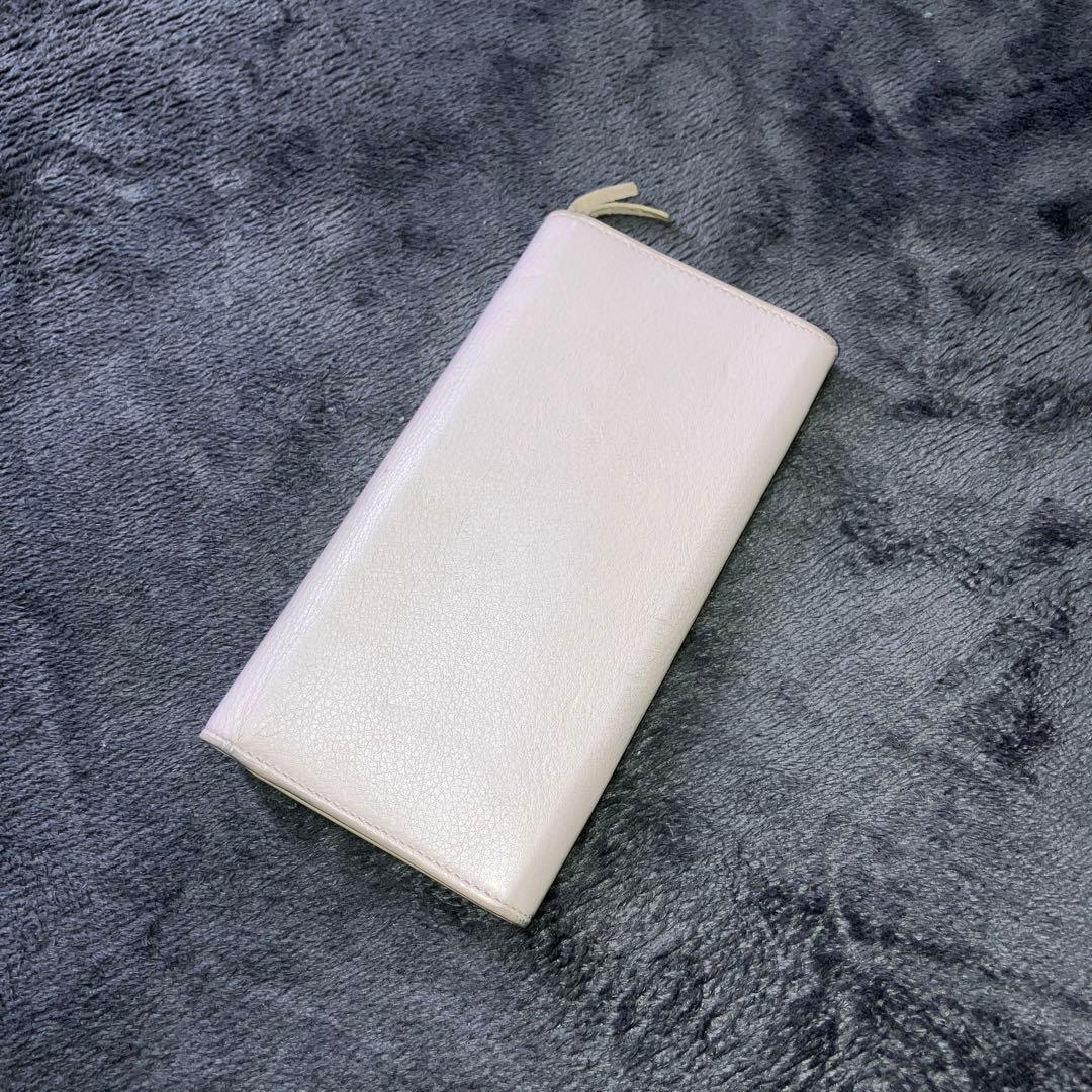 バレンシアガ　ピンク　桃色　長財布　レディース